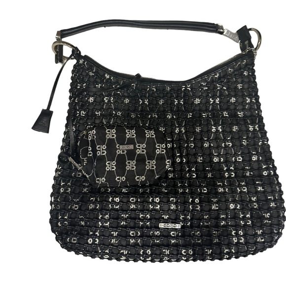 COBO Internazionale Meshed Handbag Women’s Hobo Shoulder Bag Purse w/ Coin Bag - Picture 1 of 9